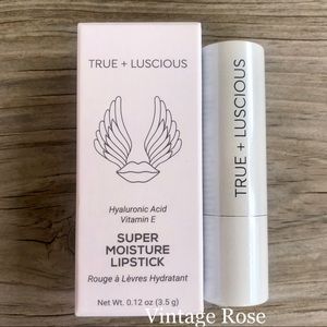 TRUE + LUSCIOUS Super Moisture Hydrating Hyaluronic Acid Lipstick Vintage Rose